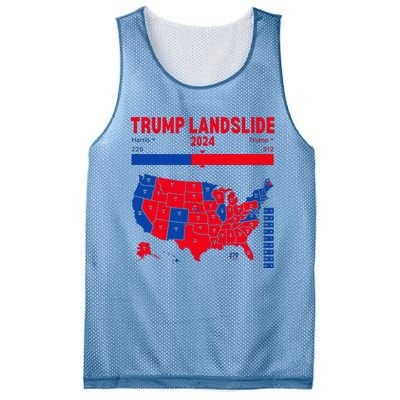 Trump Landslide 2024 Electoral Map 312 Winning Map Mesh Reversible Basketball Jersey Tank