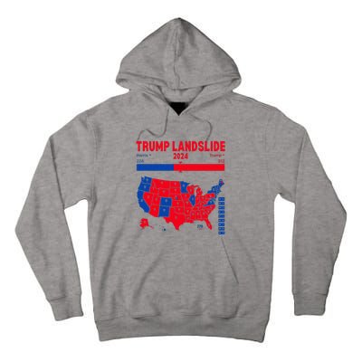 Trump Landslide 2024 Electoral Map 312 Winning Map Tall Hoodie