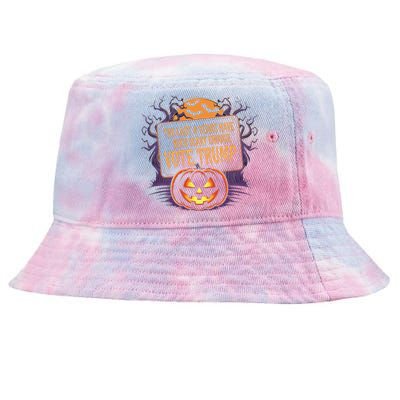 The Last 4 Years Have Been Scary Enough Pumping Trump Usa Tie-Dyed Bucket Hat