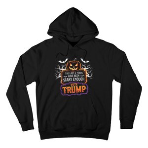 The Last 4 Years Have Been Scary Enough Pumping Trump Usa Hoodie