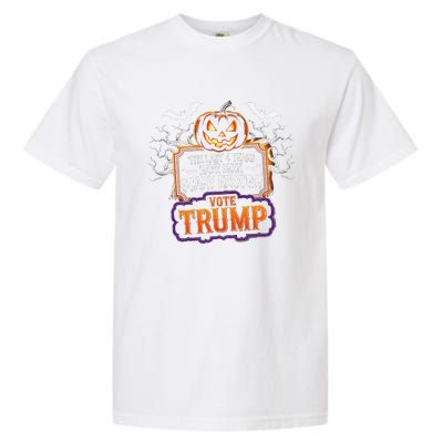 The Last 4 Years Have Been Scary Enough Pumping Trump Usa Garment-Dyed Heavyweight T-Shirt