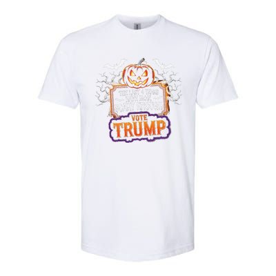 The Last 4 Years Have Been Scary Enough Pumping Trump Usa Softstyle CVC T-Shirt