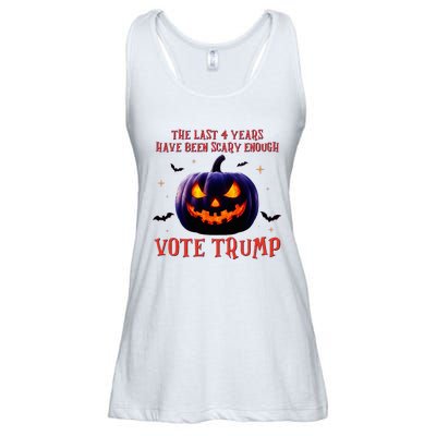 The Last 4 Years Have Been Scary Enough Vote Trump In 2024 Ladies Essential Flowy Tank