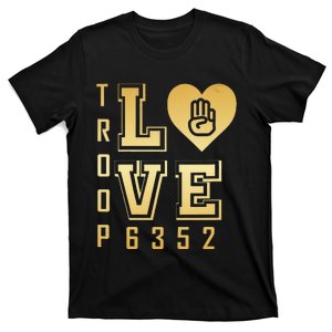 Troop Love 6352 funny saying quote T-Shirt