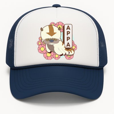 The Last Airbender Appa Floral Poster Trucker Hat