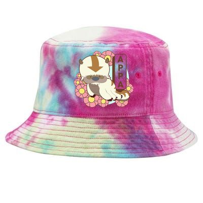 The Last Airbender Appa Floral Poster Tie-Dyed Bucket Hat