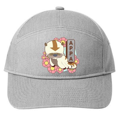 The Last Airbender Appa Floral Poster 7-Panel Snapback Hat