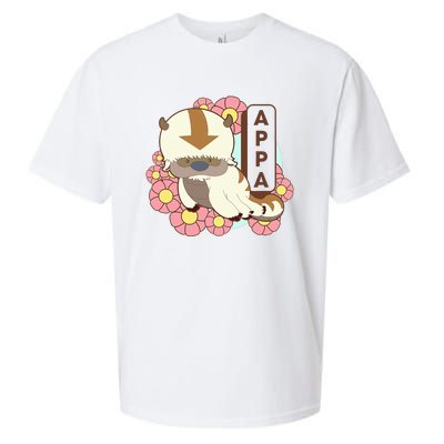 The Last Airbender Appa Floral Poster Sueded Cloud Jersey T-Shirt