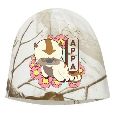 The Last Airbender Appa Floral Poster Kati - Camo Knit Beanie