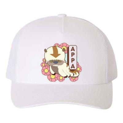 The Last Airbender Appa Floral Poster Yupoong Adult 5-Panel Trucker Hat