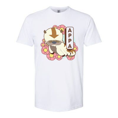 The Last Airbender Appa Floral Poster Softstyle® CVC T-Shirt