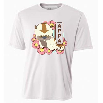 The Last Airbender Appa Floral Poster Cooling Performance Crew T-Shirt