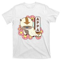 The Last Airbender Appa Floral Poster T-Shirt