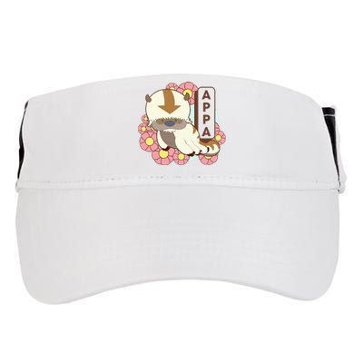 The Last Airbender Appa Floral Poster Adult Drive Performance Visor