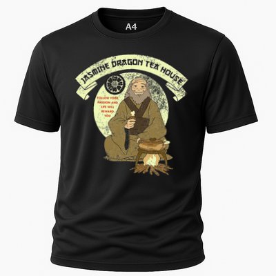 The Last Airbender Iroh Jasmine Dragon Tea House Cooling Performance Crew T-Shirt