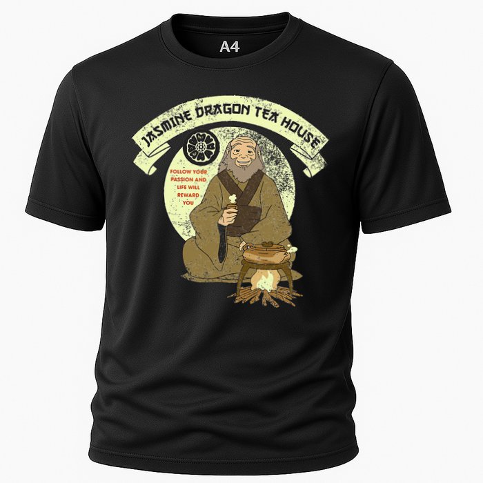 The Last Airbender Iroh Jasmine Dragon Tea House Cooling Performance Crew T-Shirt