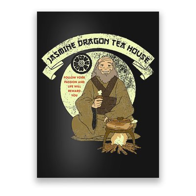 The Last Airbender Iroh Jasmine Dragon Tea House Poster
