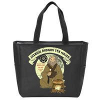The Last Airbender Iroh Jasmine Dragon Tea House Zip Tote Bag