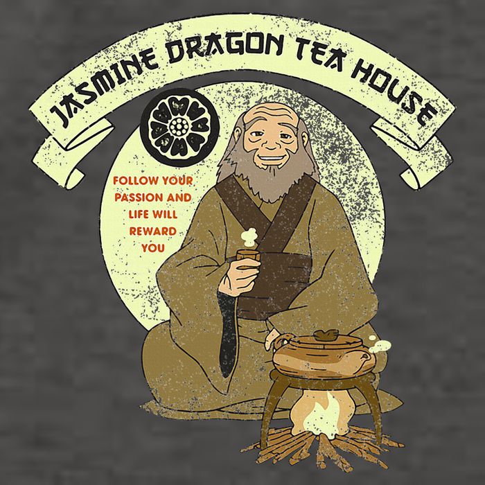 The Last Airbender Iroh Jasmine Dragon Tea House Vector Backpack