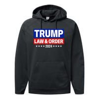 Trump Law And Order 2024 Performance Fleece Hoodie