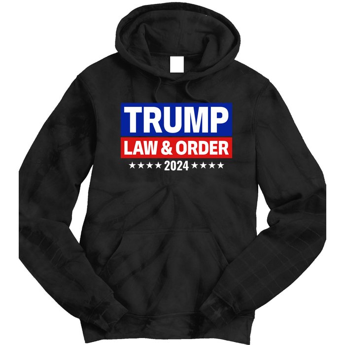 Trump Law And Order 2024 Tie Dye Hoodie