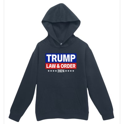 Trump Law And Order 2024 Urban Pullover Hoodie