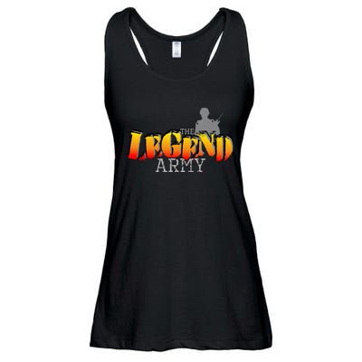 The Legend Army Ladies Essential Flowy Tank