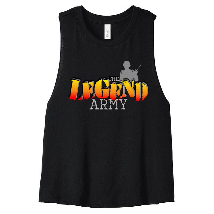 The Legend Army Women's Racerback Cropped Tank