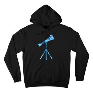 Telescope Lover Astronomy Eclipse Astronomer Stars Galaxy Hoodie