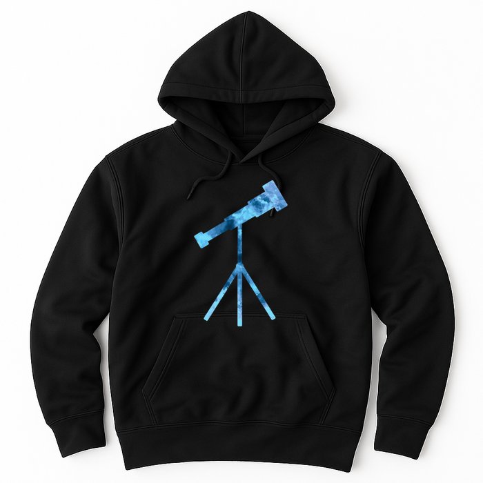 Telescope Lover Astronomy Eclipse Astronomer Stars Galaxy Hoodie