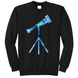 Telescope Lover Astronomy Eclipse Astronomer Stars Galaxy Sweatshirt