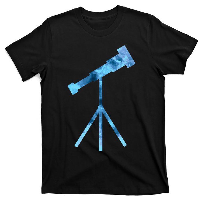 Telescope Lover Astronomy Eclipse Astronomer Stars Galaxy T-Shirt