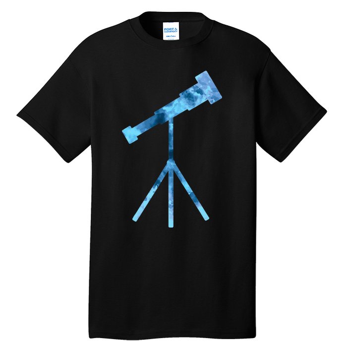 Telescope Lover Astronomy Eclipse Astronomer Stars Galaxy Tall T-Shirt