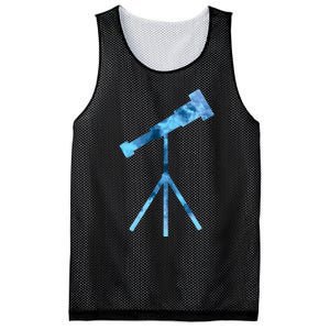 Telescope Lover Astronomy Eclipse Astronomer Stars Galaxy Mesh Reversible Basketball Jersey Tank