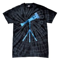 Telescope Lover Astronomy Eclipse Astronomer Stars Galaxy Tie-Dye T-Shirt