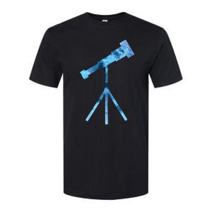 Telescope Lover Astronomy Eclipse Astronomer Stars Galaxy Softstyle CVC T-Shirt