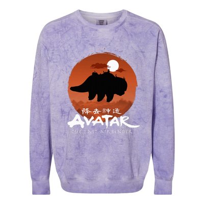 The Last Airbender Halloween Colorblast Crewneck Sweatshirt