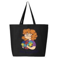 Teach Love And Inspire Teacher Autism 25L Jumbo Tote