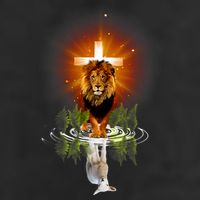 The Lion And The Lamb Water Reflection Jesus Christian Adult Drive Performance Visor