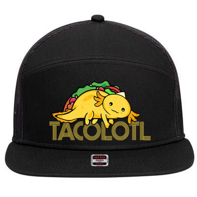 Taco Lover   Axolotl Lover Women Cute Mexican Axolotl  7 Panel Mesh Trucker Snapback Hat