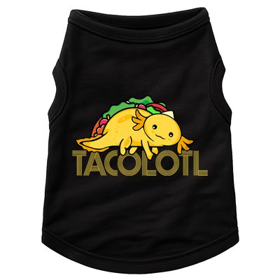 Taco Lover   Axolotl Lover Women Cute Mexican Axolotl  Doggie Tank