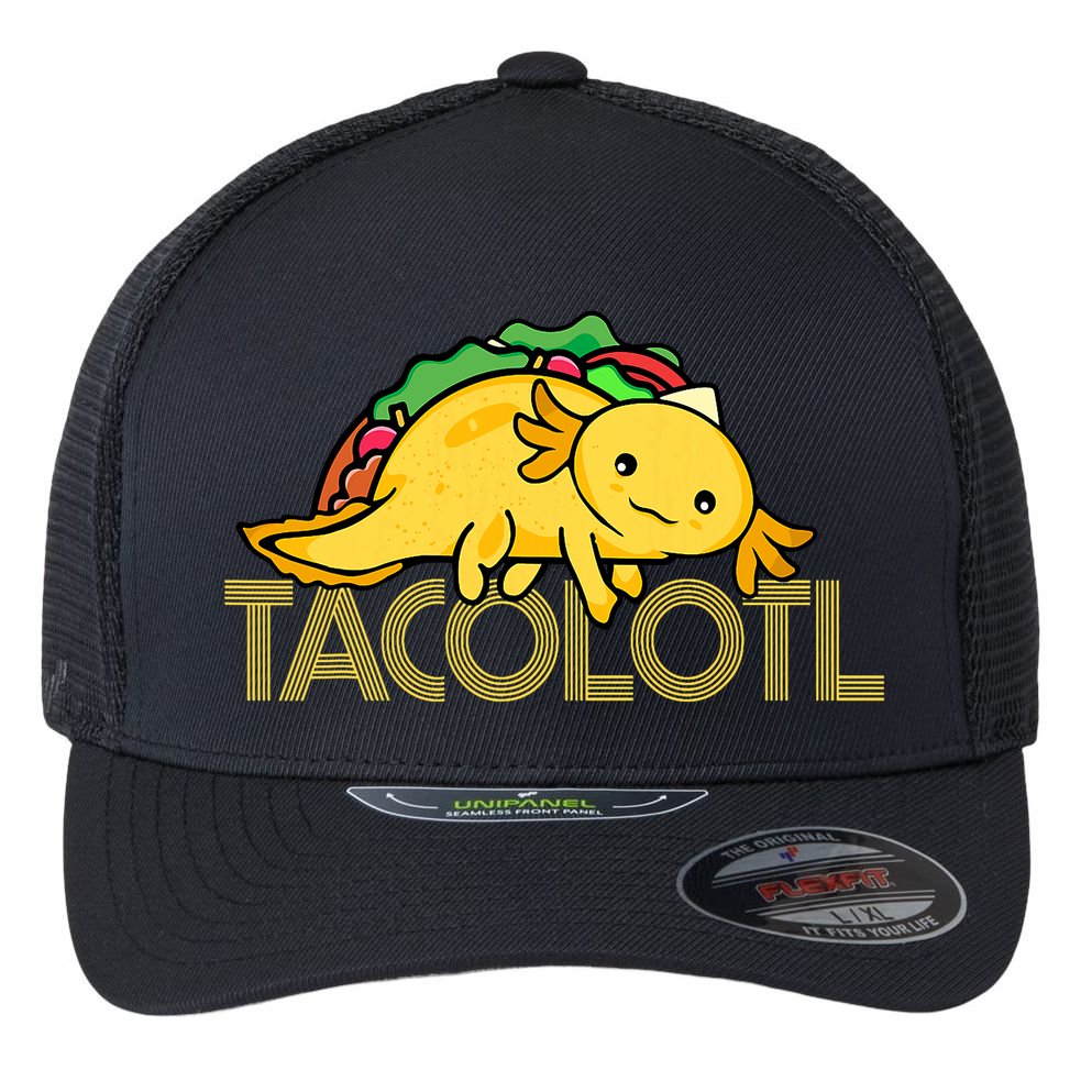 Taco Lover   Axolotl Lover Women Cute Mexican Axolotl  Flexfit Unipanel Trucker Cap