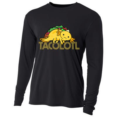 Taco Lover   Axolotl Lover Women Cute Mexican Axolotl  Cooling Performance Long Sleeve Crew
