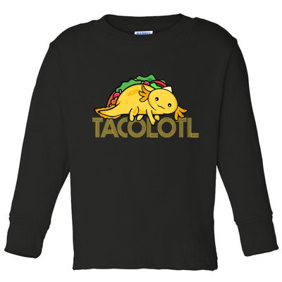 Taco Lover   Axolotl Lover Women Cute Mexican Axolotl  Toddler Long Sleeve Shirt