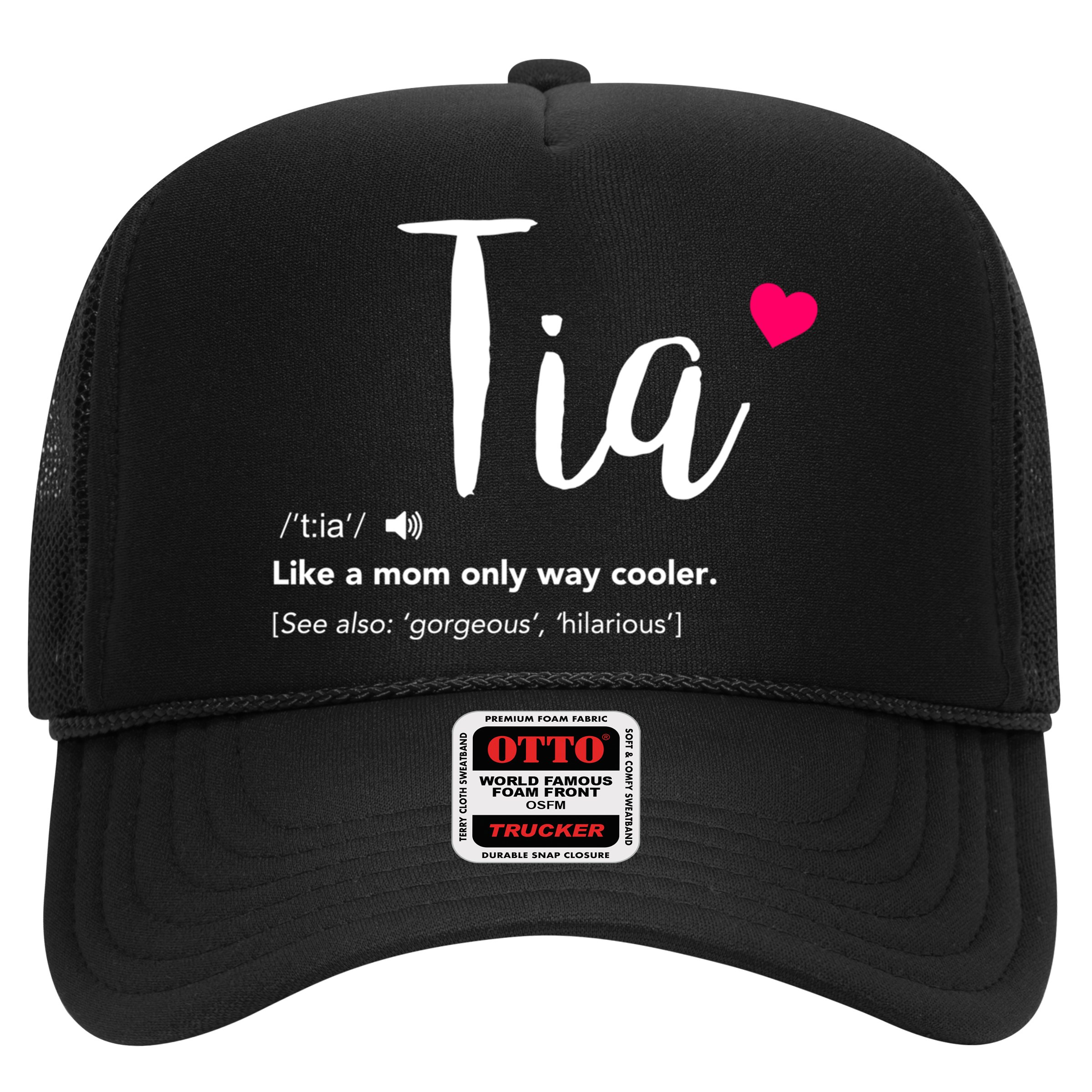 Tia Like A Mom Only Cooler Can Keep Calm New Aunt Gift Hat