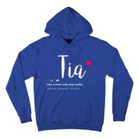 Tia Like A Mom Only Cooler Can Keep Calm New Aunt Gift Hoodie