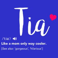 Tia Like A Mom Only Cooler Can Keep Calm New Aunt Gift Toddler T-Shirt