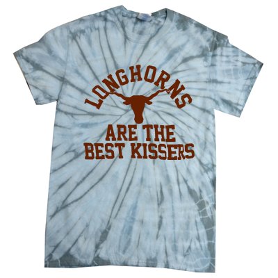 Texas Longhorn Are The Best Kissers Tie-Dye T-Shirt