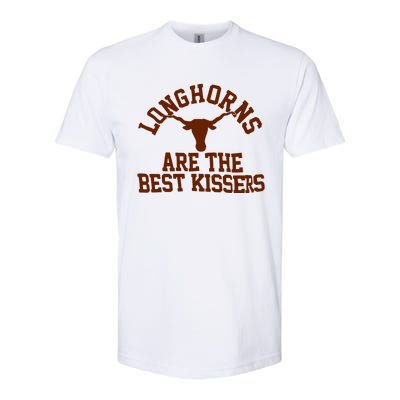 Texas Longhorn Are The Best Kissers Softstyle CVC T-Shirt