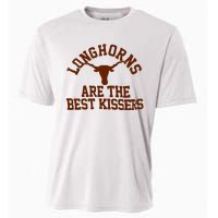 Texas Longhorn Are The Best Kissers Cooling Performance Crew T-Shirt